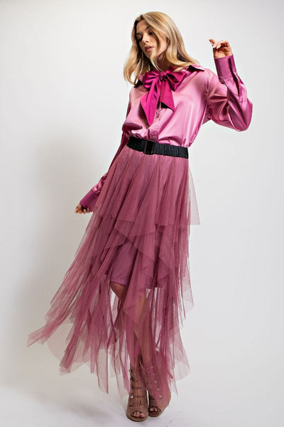 Tulle Tiered Skirt