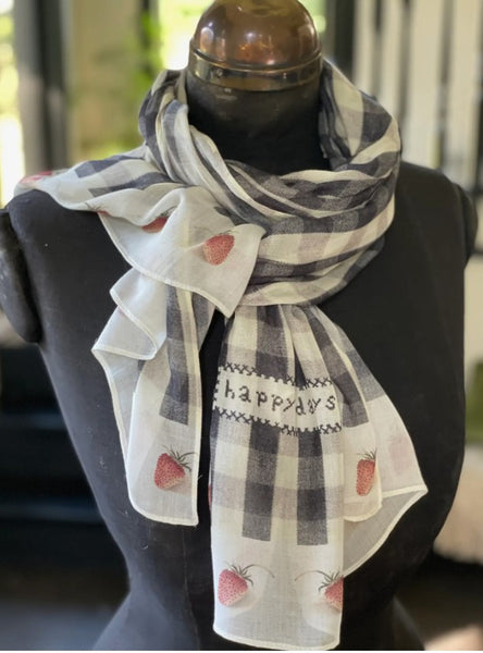 Happy Days Gingham Scarf