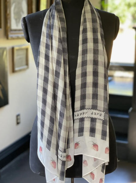 Happy Days Gingham Scarf