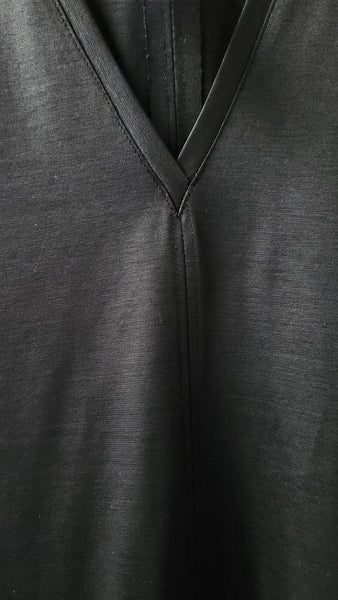 Helmet Lang Sleeveless Black cotton Dress