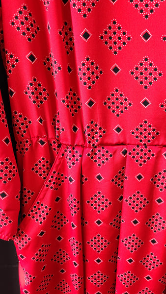 Leslie Fay Vintage Long Sleeve Dress