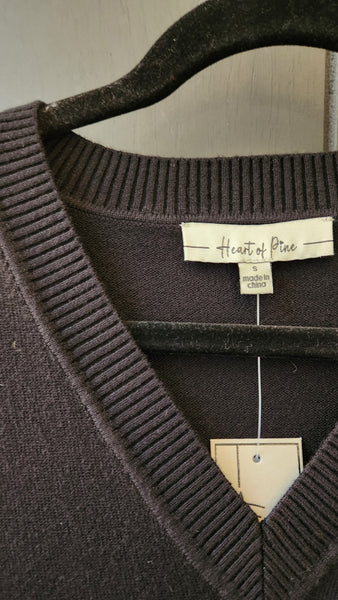 Jersey Stitch V-Neck Sweater