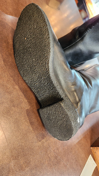Diane von Furstenberg Women's Ainsley Tall Leather Riding Boots