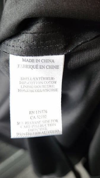 Helmet Lang Sleeveless Black cotton Dress