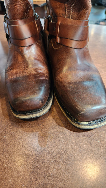 Eddie Bauer Brown Leather Cowboy Boots