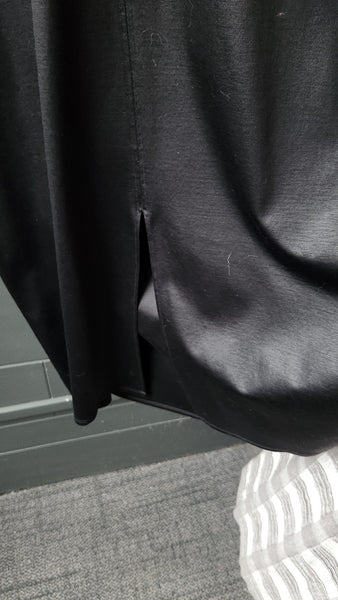 Helmet Lang Sleeveless Black cotton Dress