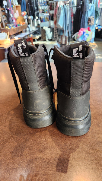 Dr. Marten Black Canvas Boots