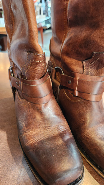 Eddie Bauer Brown Leather Cowboy Boots