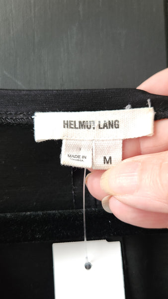 Helmet Lang Sleeveless Black cotton Dress