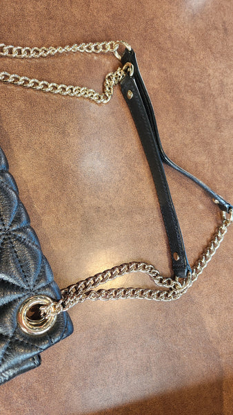 Kate Spade Black Quilted Leather Purse