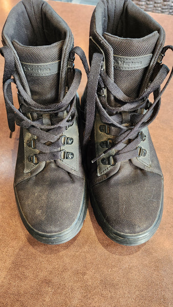 Dr. Marten Black Canvas Boots