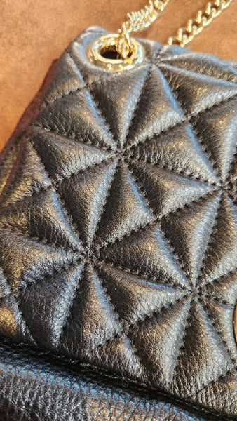 Kate Spade Black Quilted Leather Purse