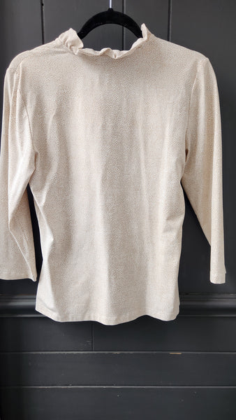 J McLaughlin Top with Ruffle Collar