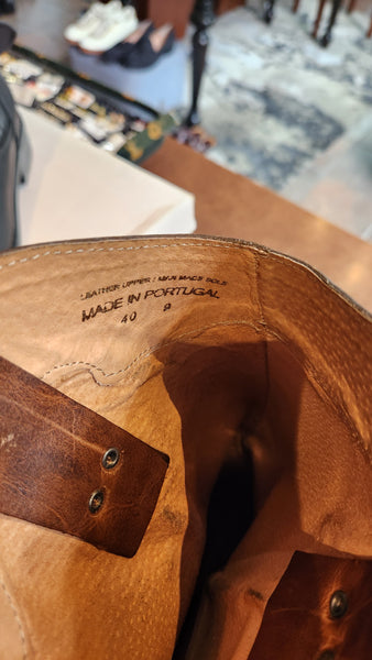 Eddie Bauer Brown Leather Cowboy Boots