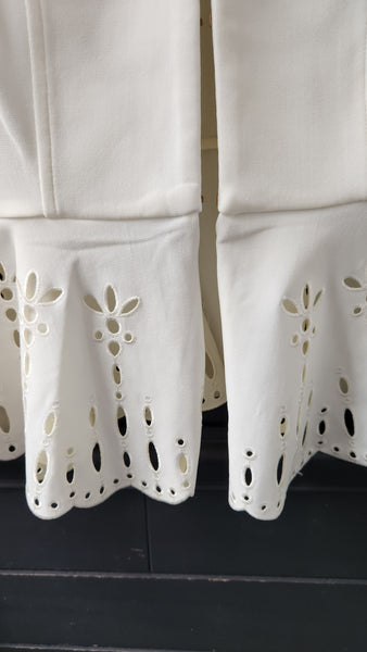 Boston Proper Cream Eyelet Jacket