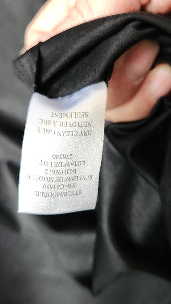 Helmet Lang Sleeveless Black cotton Dress