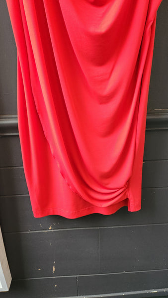 Calvin Klein Sleeveless Knit Red Dress