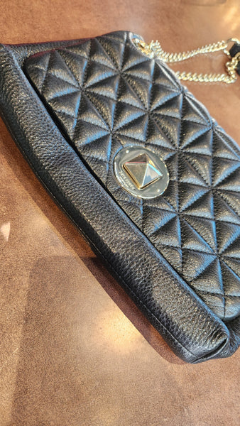 Kate Spade Black Quilted Leather Purse
