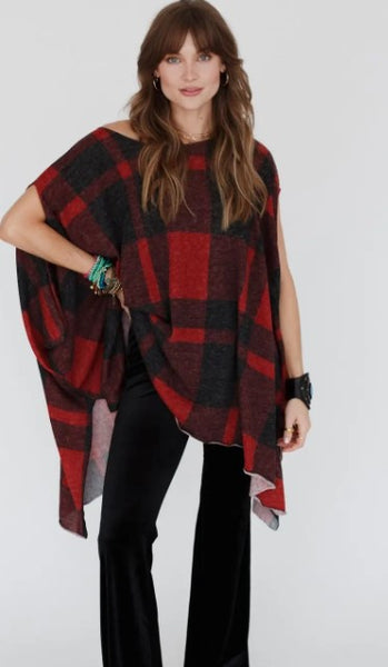 Plaid Oversize Tunic