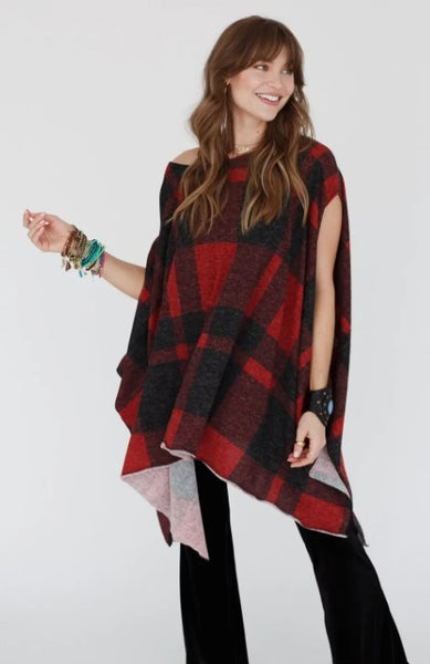 Plaid Oversize Tunic