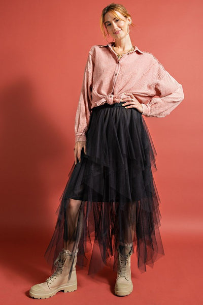 Tulle Tiered Skirt