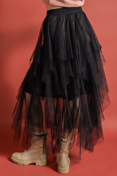 Tulle Tiered Skirt