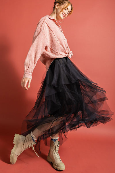 Tulle Tiered Skirt