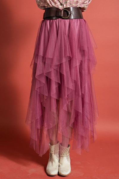 Tulle Tiered Skirt