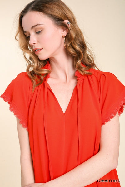 Flutter Sleeve Dress