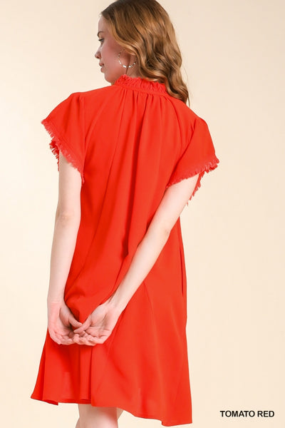 Flutter Sleeve Dress