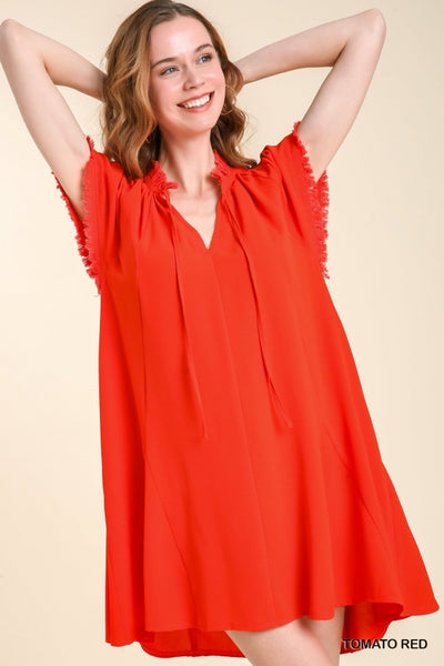 Flutter Sleeve Dress