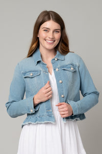 Pearl Button Denim Jacket