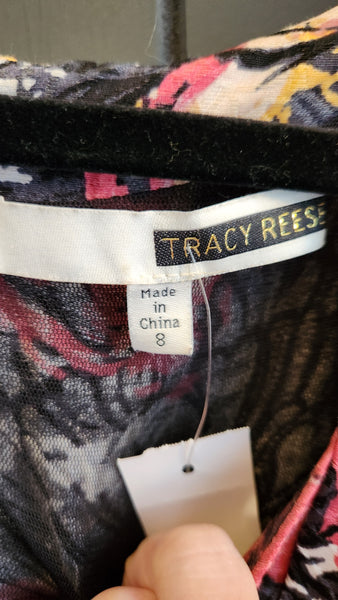 Tracy Reese Cap Sleeve Swing Dress