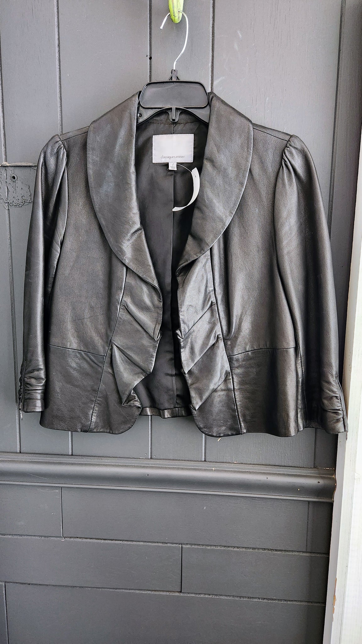 Classiques Entier Black Leather Jacket