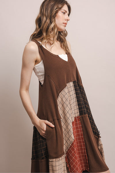Patchwork Tank Dress