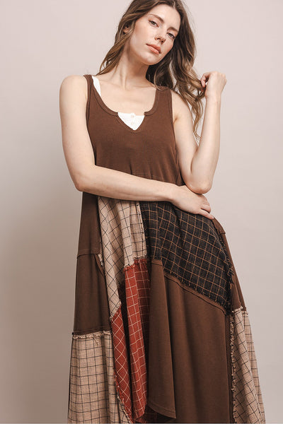 Patchwork Tank Dress