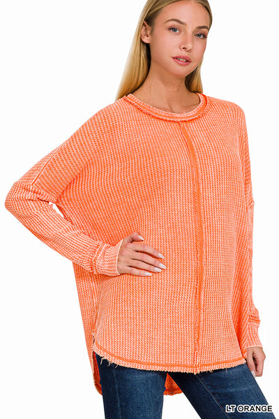 Waffle Long Sleeve Top