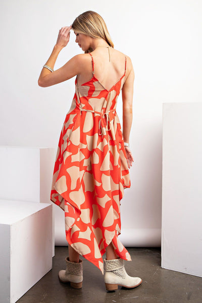 Sharkbite Hem Summer Dress