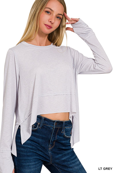 Long Sleeve Crop Top