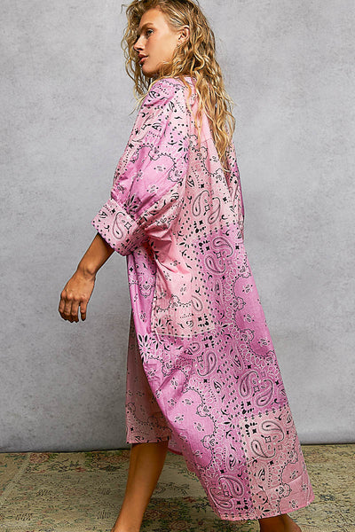 Oversize Shirt Dress