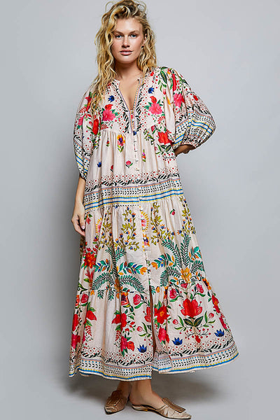 Vneck Kaftan