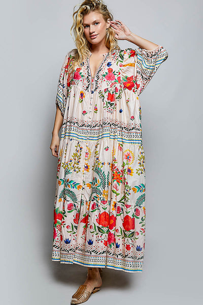 Vneck Kaftan