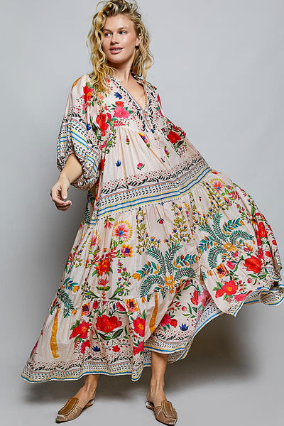 Vneck Kaftan