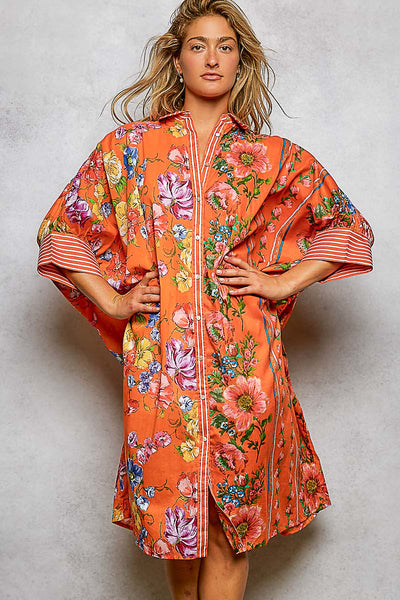 Oversize Shirt Dress