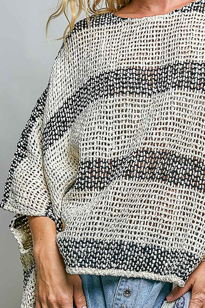 Stripe Oversize Top