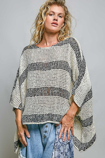 Stripe Oversize Top