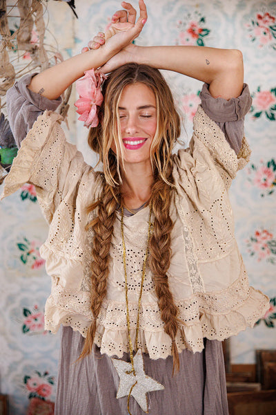 Eyelet Rosemary Blouse # 2186