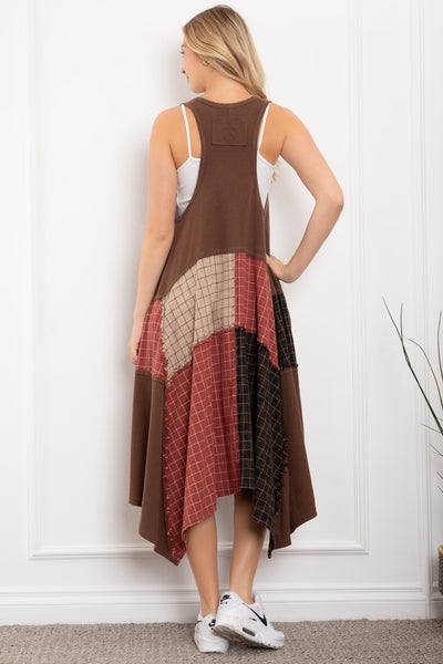 Patchwork Tank Dress