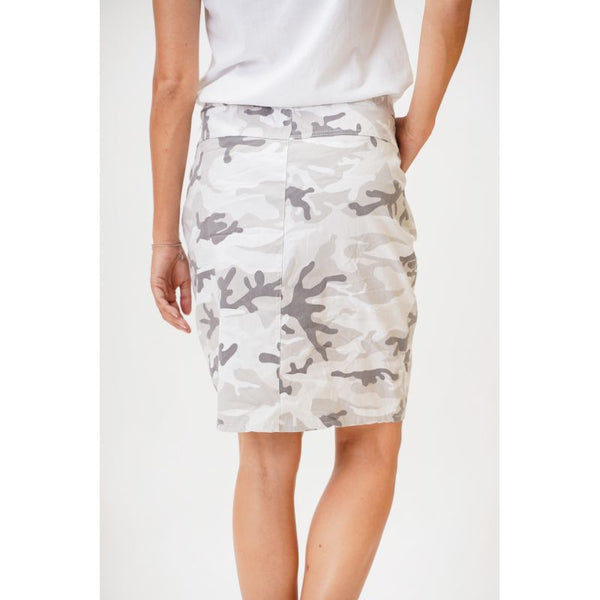 Camo Print Pencil Skirt