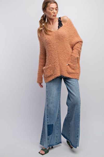 Brushed Knit Sweater